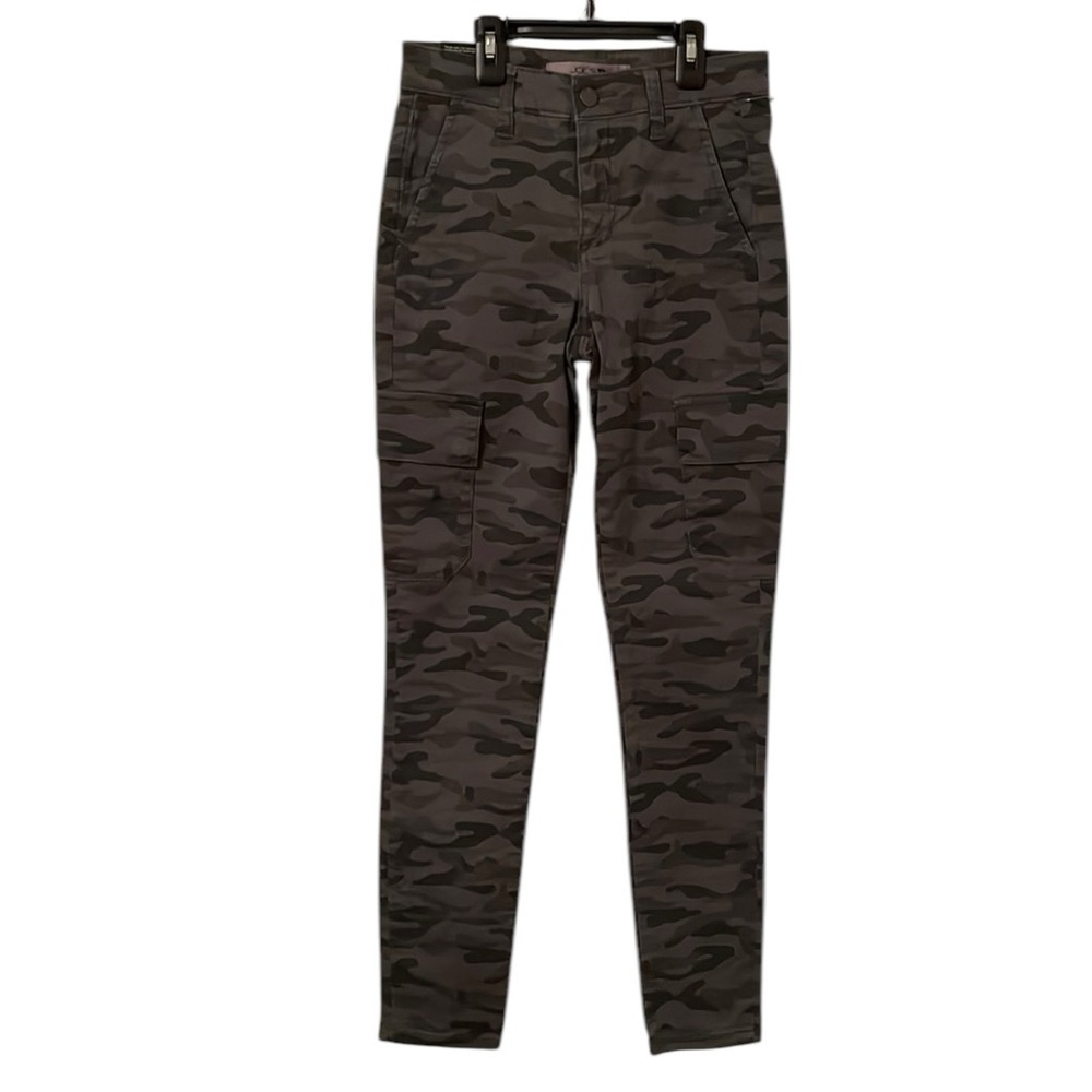 JOE’S | Women’s Gray Camouflage Cargo Pocket Skinny Ankle Pants Size 23
